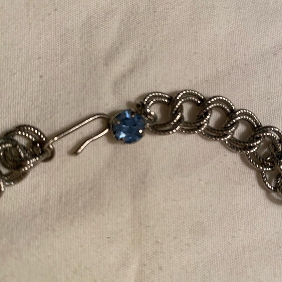 Blue Rhinestone Choker - Picture 3 of 3